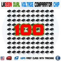 100pcs LM393N LM393 DIP-8 Low Power Dual Voltage Comparator Chip IC LM393P