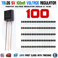 100pcs WS78L05 78L05 L78L05ACZ L78L05 Positive Voltage Regulator 5V 100mA 0.1A