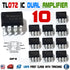 10PCS TL072CP TL072 Low Noise JFET Dual Op-Amp DIP-8 IC Operational Amplifier - eElectronicParts