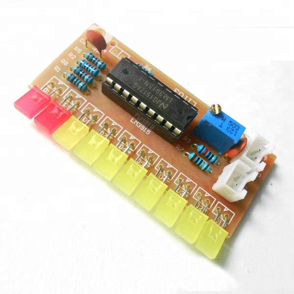 LM3915 DIY 10 LED Sound Audio Spectrum Analyzer Level Indicator Kit