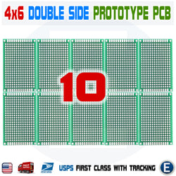 10PCS 4x6cm PCB Universal Prototype Matrix Double sided Protoboard Blank Board - eElectronicParts