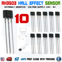 10pcs AH3503 3503 UGN3503 Linear Hall Effect Sensor Hall Circuit Motor TO-92UA - eElectronicParts