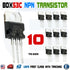 10pcs BDX53 BDX53C Transistor NPN Darlington 100V 8A TO-220 Bipolar - eElectronicParts