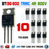 10pcs BT136-800E Triac 4A 800V TO-220 BT136-800 Sensitive Gate