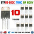10pcs BTA08-600 Triac BTA08-600C 8A 600V TO-220 Sensitive Gate