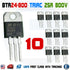 10pcs BTA24-800 TRIAC Thyristor 25A 800V ST BTA24-800BW to-220 - eElectronicParts