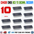 10pcs CD4028BE CD4028 CMOS BCD to Decimal Decoder DIP-16 Binary to Octal Demultiplexer