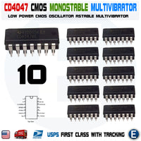 10PCS CD4047B Low-Power Monostable/Astable Multivibrator CD4047BE CMOS DIP-14 - eElectronicParts