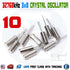 10pcs Crystal Oscillator 32.768 KHz 32.768KHZ 32.768K Hz Cylinder 3x8mm 3 x 8