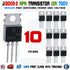 10pcs E13009-2 J13009-2 T0-220 Transistor 12Amp Bipolar High Voltage NPN