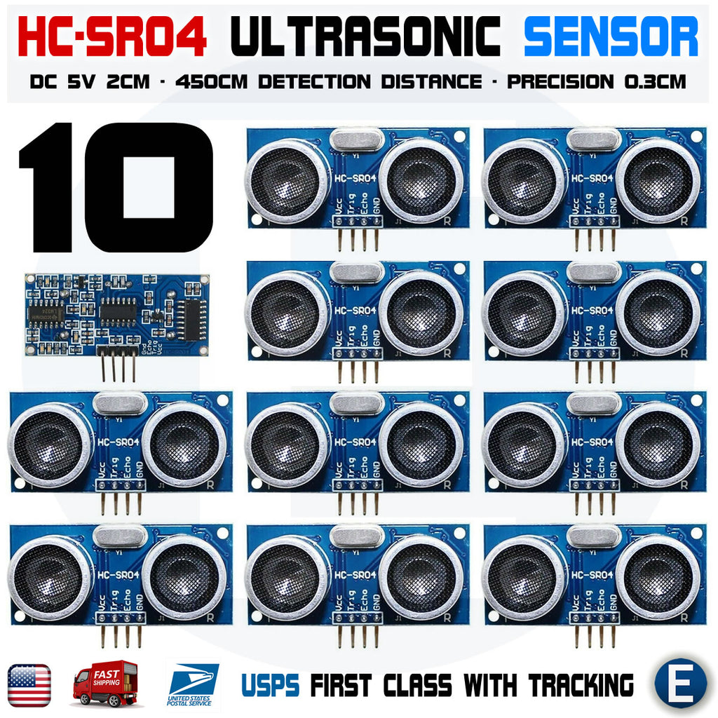 Un Module Distant Hc Sr04 Ultrasonic Sensor Arduino Ultrasonic Module 5pcs HC-SR04 ...