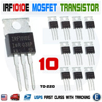 10pcs IRF1010E IRF1010 60V 84A Single N-Channel HEXFET Power MOSFET TO-220