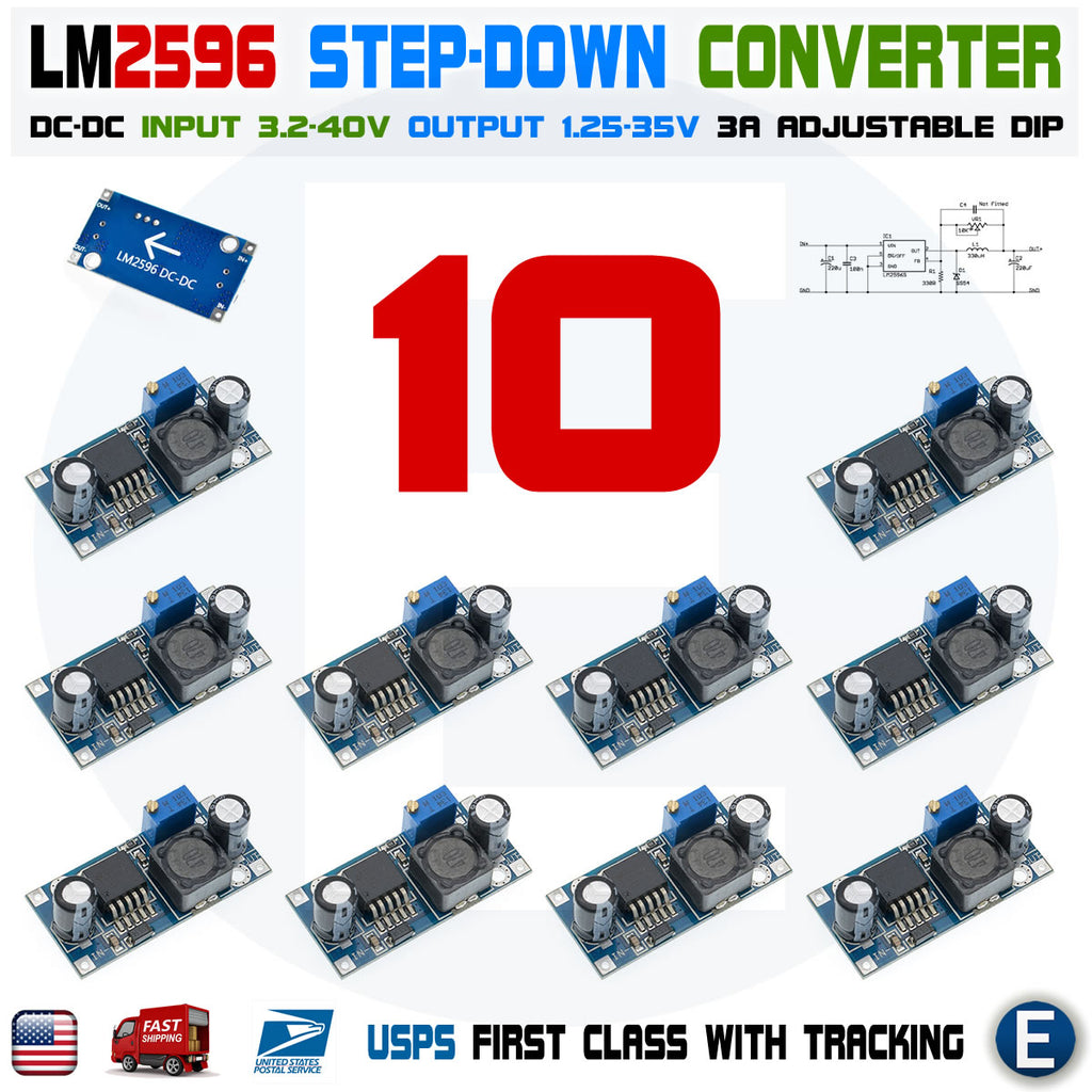 LM2596 LM2596S DC-DC Step-Down Power Supply Module