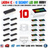 10pcs LM3914 Driver + LED Array 10 Segments LED Bar Display 4 color 1B4G3Y2R - eElectronicParts