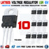 10pcs LM7905 Negative 5 Volt Regulator 1.5 Amp TO220 - L7905 7905 IC