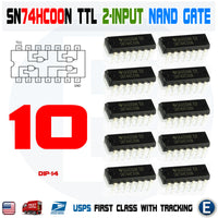 10pcs SN74HC00N DIP14 SN74HC00 DIP 74HC00 IC QUAD 2-INPUT NAND GATE DIP-14 Chip