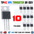 10pcs TIP41C TIP41 NPN Bipolar Transistor TO-220 100V 6A 65W Fairchild - eElectronicParts
