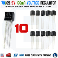 10pcs WS78L09 78L09 L78L09ACZ L78L09 Positive Voltage Regulator 9V 100mA 0.1A