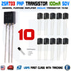 thumbnail image 2 of 10x 2SA733-Q (A733-Q) PNP Transistors – TO-92 Package – New Old Stock 2 of 6