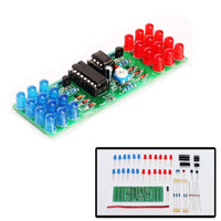 Police Flashing Light DIY Kit Red Blue LED Dual-Color NE555 CD4017 Strobe 9V-12V