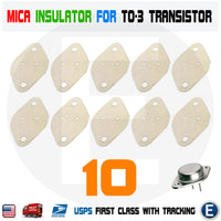 10PCS TO-3 TO3 Insulation Pad Sheet Mica Insulator pads-thermal insulation