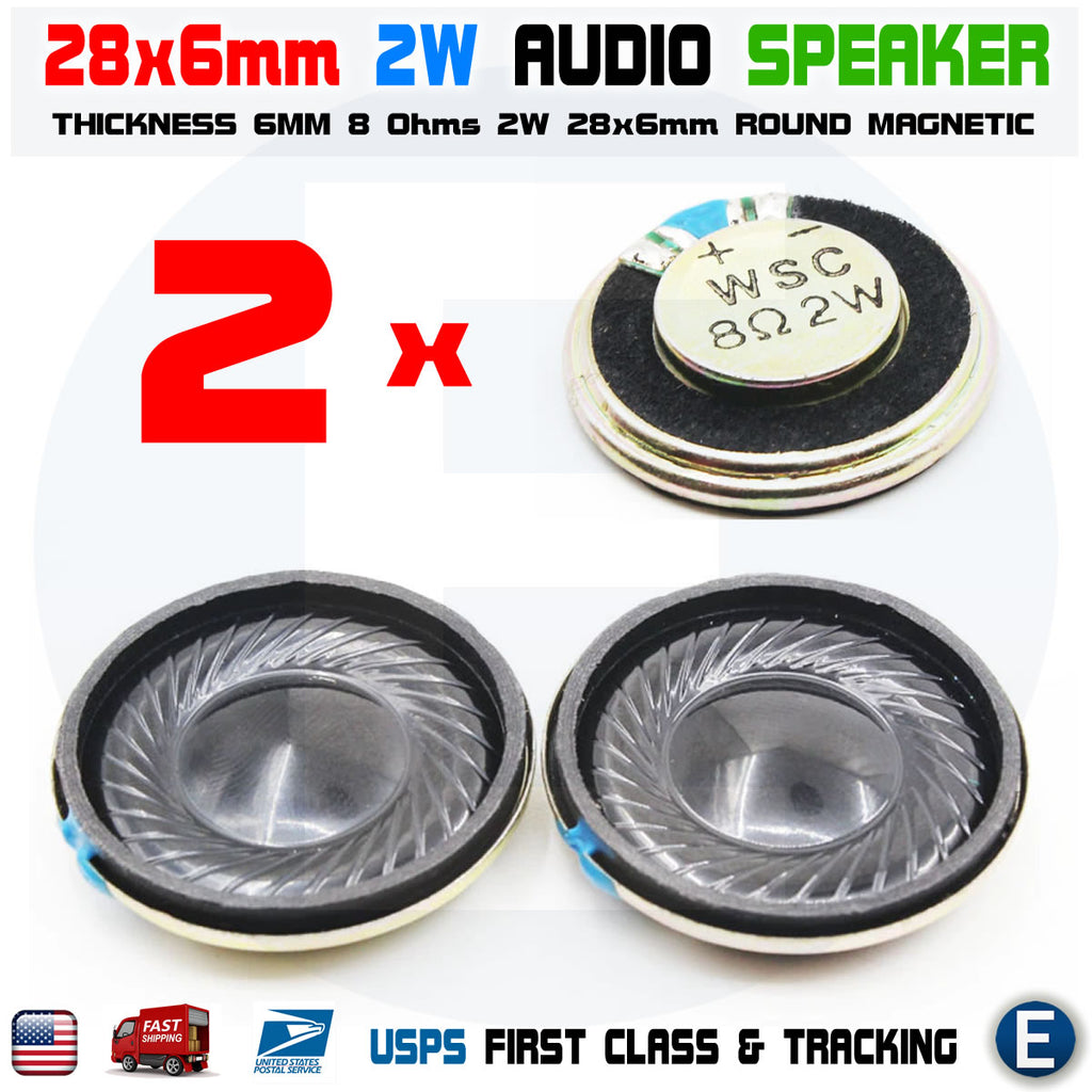LEORY 2W8R Small Loudspeaker Speaker 2W 8 ohm Repl... - Vicedeal LEORY 2W8R Small Loudspeaker Speaker 2W 8 ohm Repl... - Vicedeal