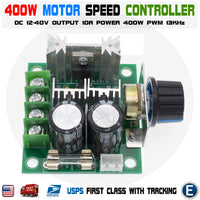 12V-40V 10A Pulse PWM DC Motor Speed Control Switch Variable Regulator Width Modulation - eElectronicParts