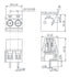 10PCS KF128-2P Green PCB Mount Screw Terminal Block Connector 2 Pin 5MM Pitch