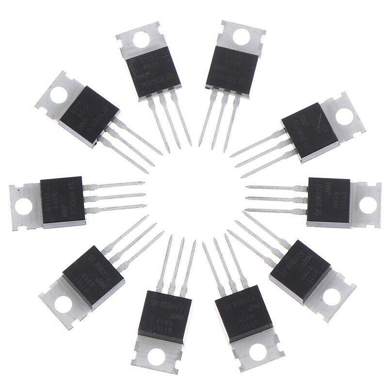 5PCS BT151-800R NXP Thyristor In-line One-way SCR 12A 800V TO220AB NXP 12A 800V | UK - Foto 11