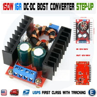 150W Boost Converter DC-DC 10-32V to 12-35V Step Up Power Supply Module - eElectronicParts