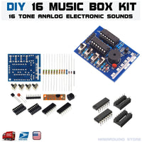 DIY 16 Music Box 16 Sound Box 16-Tone Box BOX-16 Electronic Module Kits - eElectronicParts