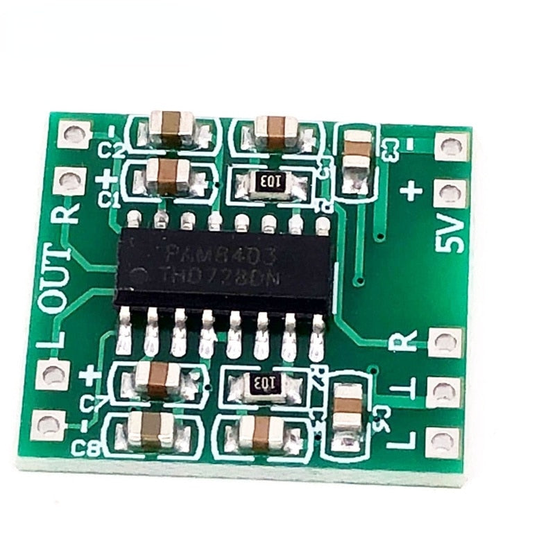 2PCS PAM8403 Mini Digital Power Amplifier Board Class D 2*3W 2.5-5V input USA