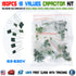 180PCS 18 Values Polyester Film Capacitor Assortment Electrolytic Kit 63-630V - eElectronicParts