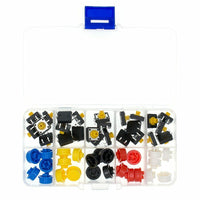 25pcs Tactile Push Button Switch Momentary Micro switch button + 25pcs Tact Caps - eElectronicParts