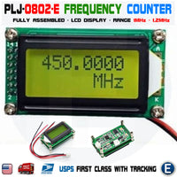 1MHz-1.2GHz RF Frequency Counter Tester PLJ-0802-E Digital LCD screen display Meter Ham Radio DC 9-12V