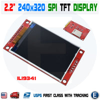 2.2 Inch 240x320 SPI TFT LCD Serial Port Module Display ILI9341 5V / 3.3V 2.2'' SD for Arduino