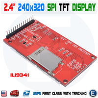 2.4" TFT LCD Color Display SPI Serial Module ST7789V 240x320 SD Card 5V/3.3V 2.4 inch