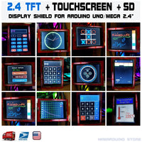2.4" TFT LCD Display Shield Touch Panel Screen Arduino UNO R3 ATmega328p CH340g - eElectronicParts