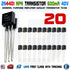 20pcs 2N4401 Transistor General Purpose Small Signal Amplifier NPN Bipolar TO-92 - eElectronicParts