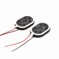 2pcs Speaker Oval 20x30mm Dia 8 Ohm 1W 2-Wire Mini Micro Audio Magnetic Arduino