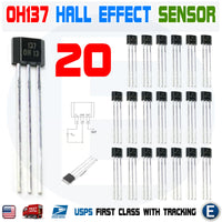 20pcs OH137 OH 137 Linear Hall Effect Magnetic Unipolar Sensor Switch IC Arduino
