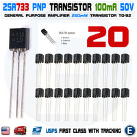 20pcs 2SA733 Amplifier NEC TO-92 Transistor A733 A 733 pnp - eElectronicParts