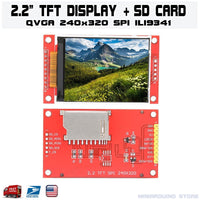 2.2" Serial ILI9341 SPI TFT LCD Display Module 240x320 Chip PCB Adapter SD Card - eElectronicParts
