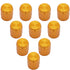 10pcs Gold Knob Cap Aluminum Alloy Potentiometer Rotary Shaft 15x17mm WH148