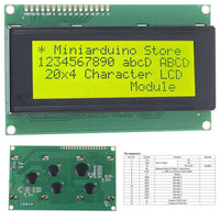 LCD 2004 Yellow 20x4 LCD2004 Character Module Display Screen For Arduino HD44780