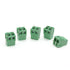 10PCS KF128-2P Green PCB Mount Screw Terminal Block Connector 2 Pin 5MM Pitch