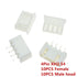 230pcs XH2.54 2p 3p 4p 5 pin 2.54mm XH Adaptor Connectors Wire Header JST + box