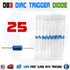 25pcs DB3 Diac Bilateral Trigger Diode Bidirectional Thyristor DB-3 DO-35 DO-204AH inline - eElectronicParts