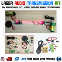 DIY Laser Wireless Audio Transmission Kit Infrared Experiment Electronic KIT