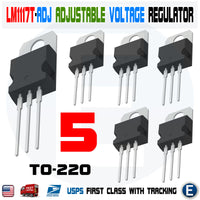 5pcs LM1117T-ADJ Adjustable Voltage Regulator NSC IC LDO Adjustable 0.8A TO-220